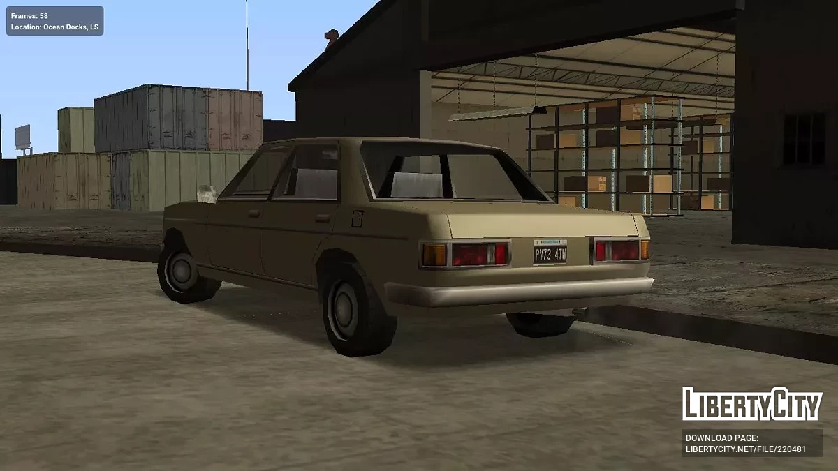 Admiral 300D W123 (как Mercedes-Benz) / GTA San Andreas