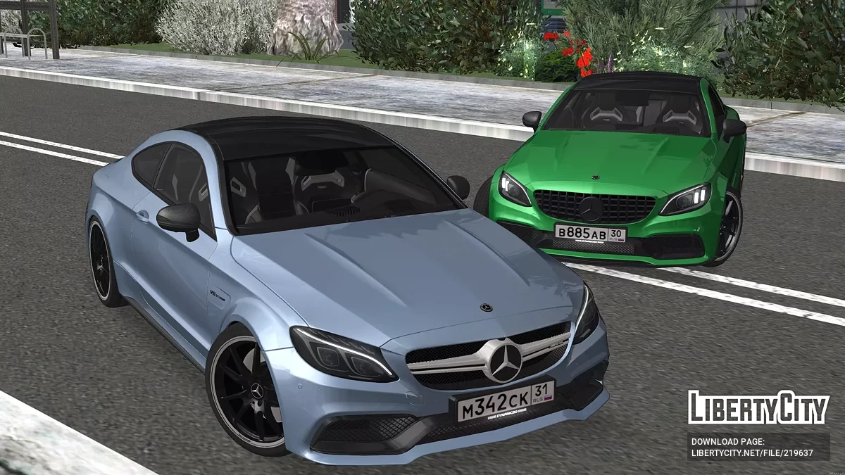 Mercedes-Benz C63S W205 / GTA San Andreas