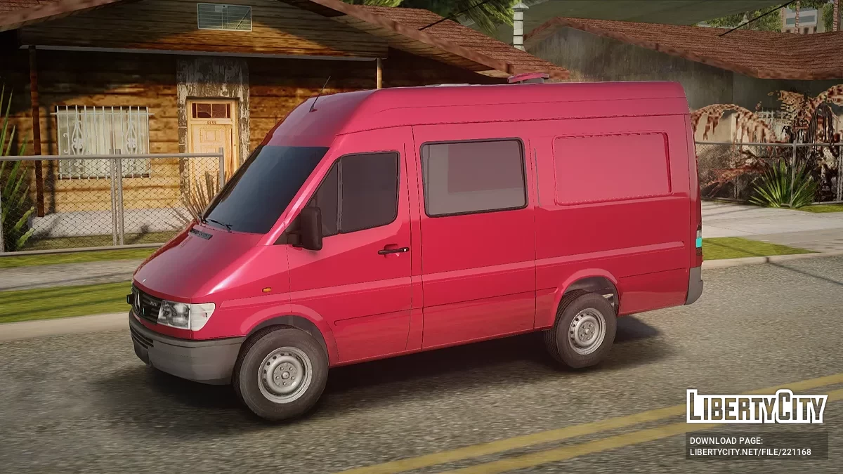 Mercedes-Benz Sprinter 312D Road Work / GTA San Andreas