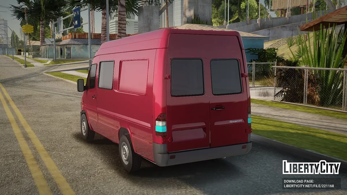 Mercedes-Benz Sprinter 312D Road Work / GTA San Andreas