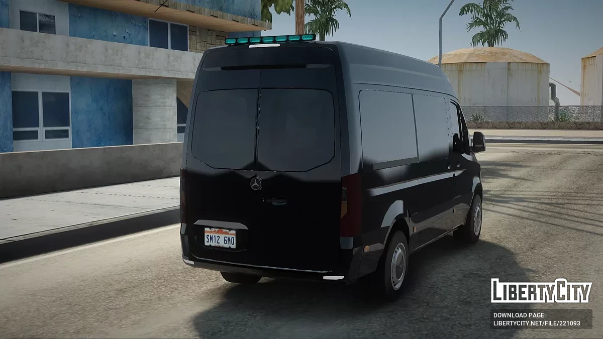 Mercedes-Benz Sprinter Road Worker / GTA San Andreas