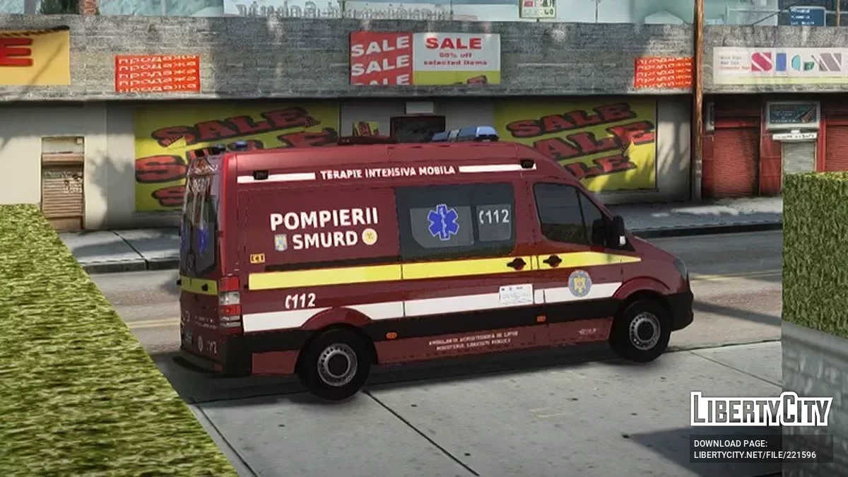 Mercedes-Benz Sprinter W906 Romanian Ambulance / GTA San Andreas