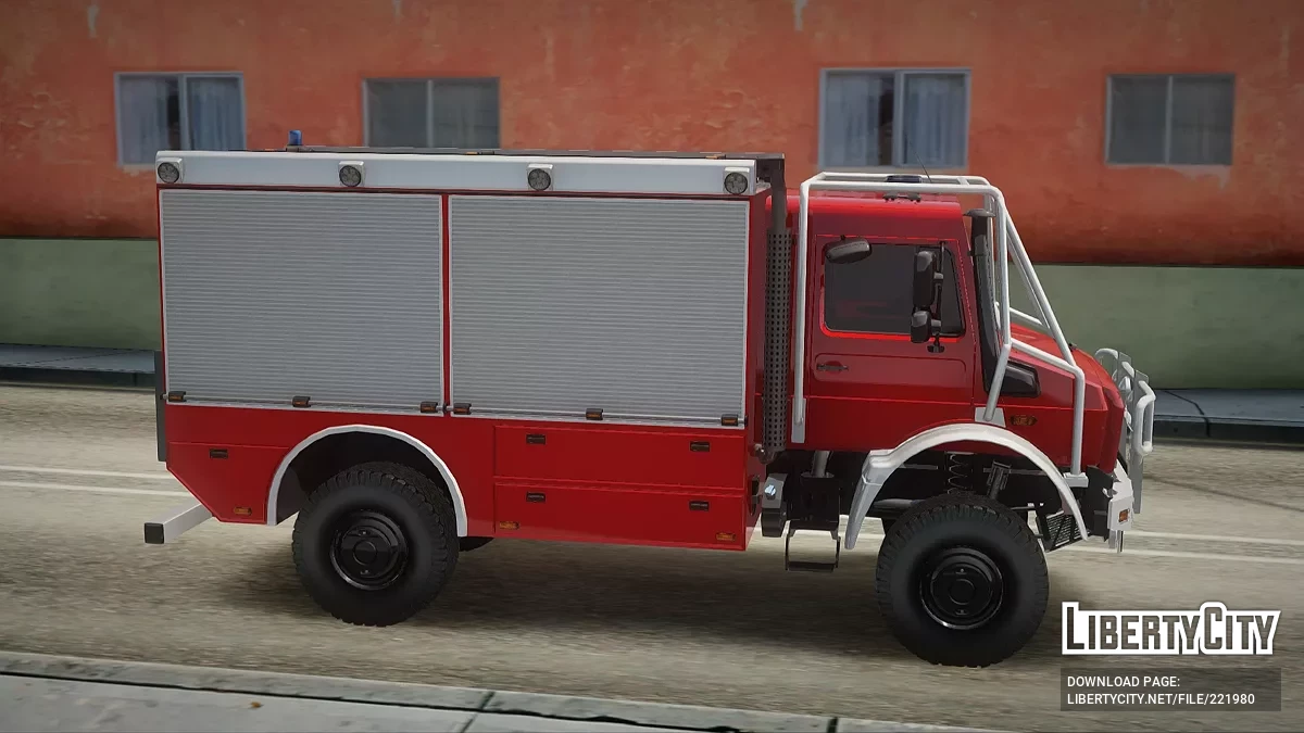 Mercedes-Benz Unimog 2014 Пожарный автомобиль / GTA San Andreas