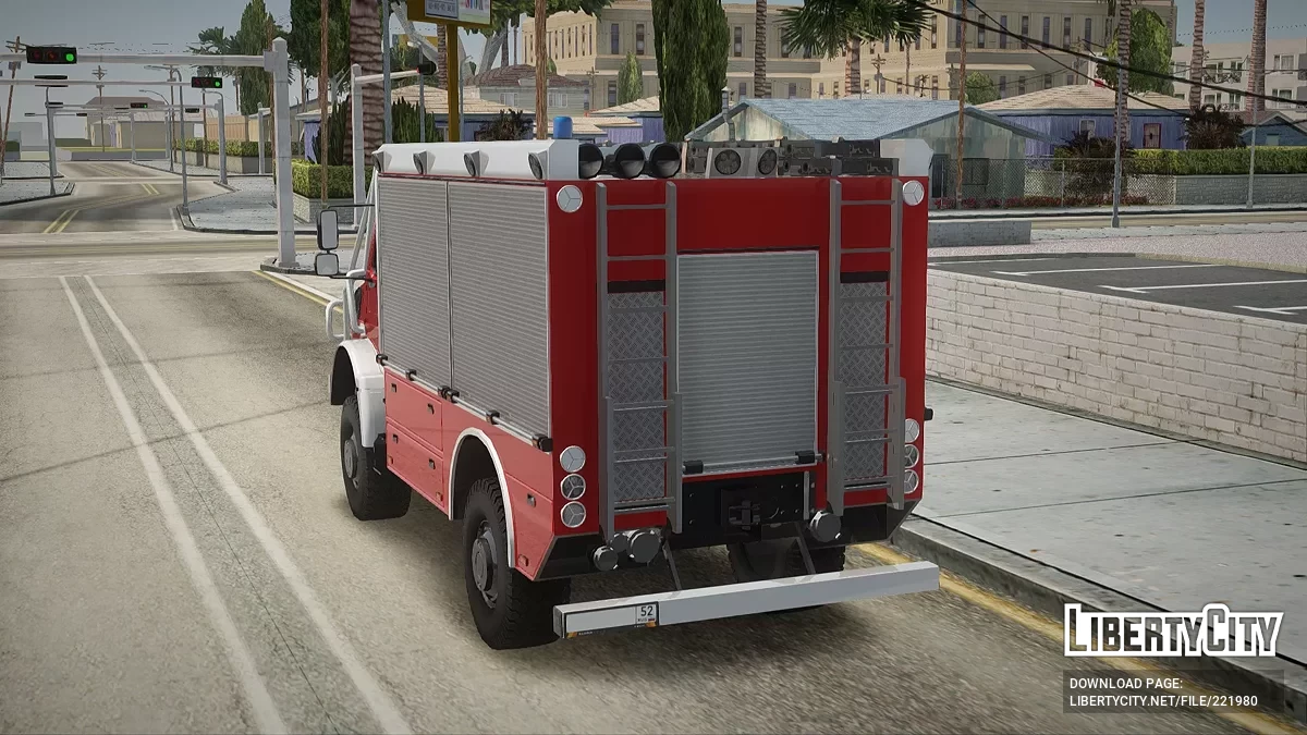 Mercedes-Benz Unimog 2014 Пожарный автомобиль / GTA San Andreas