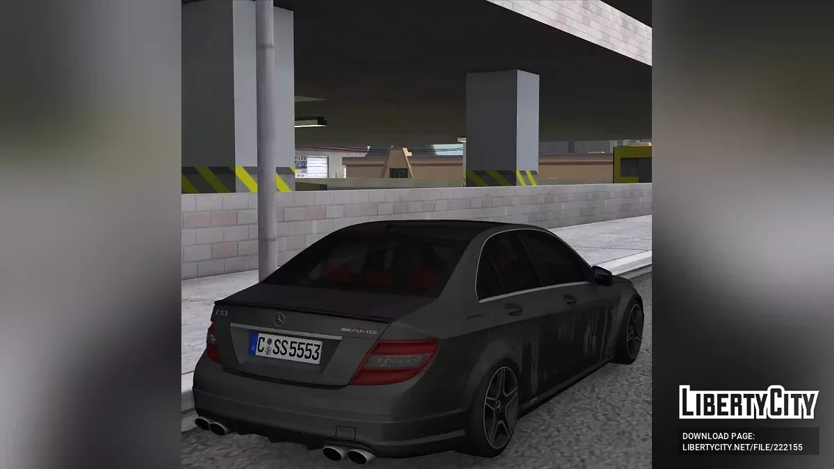 Mercedes C63 AMG W204 Dorest / GTA San Andreas