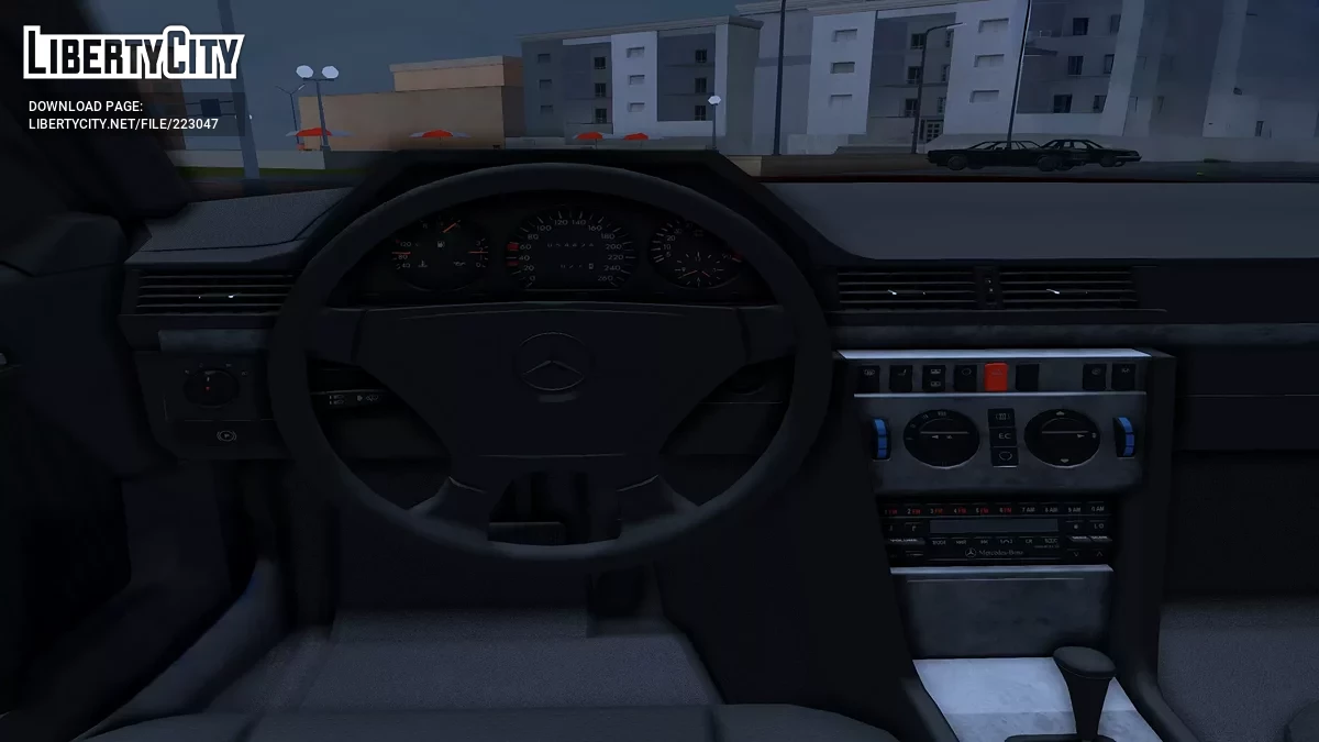 Mercedes-Benz 500E W124 Taxi / GTA San Andreas