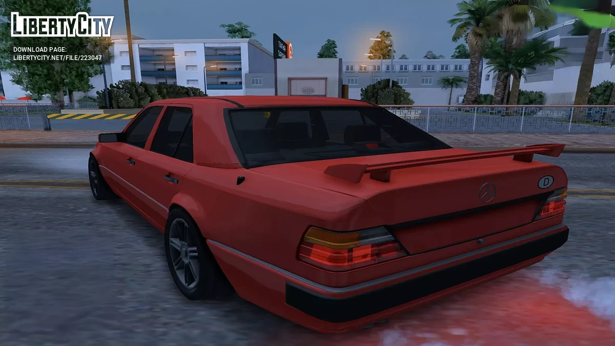 Mercedes-Benz 500E W124 Taxi / GTA San Andreas