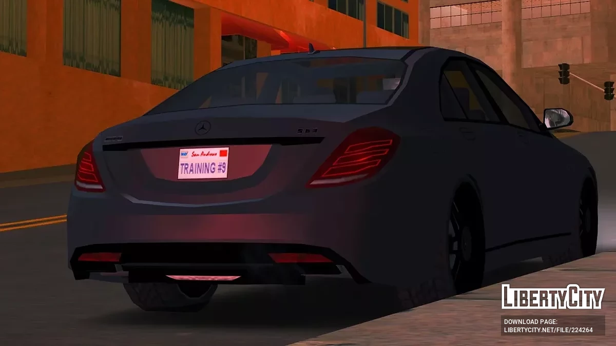Mercedes-Benz S63 AMG W222 / GTA San Andreas
