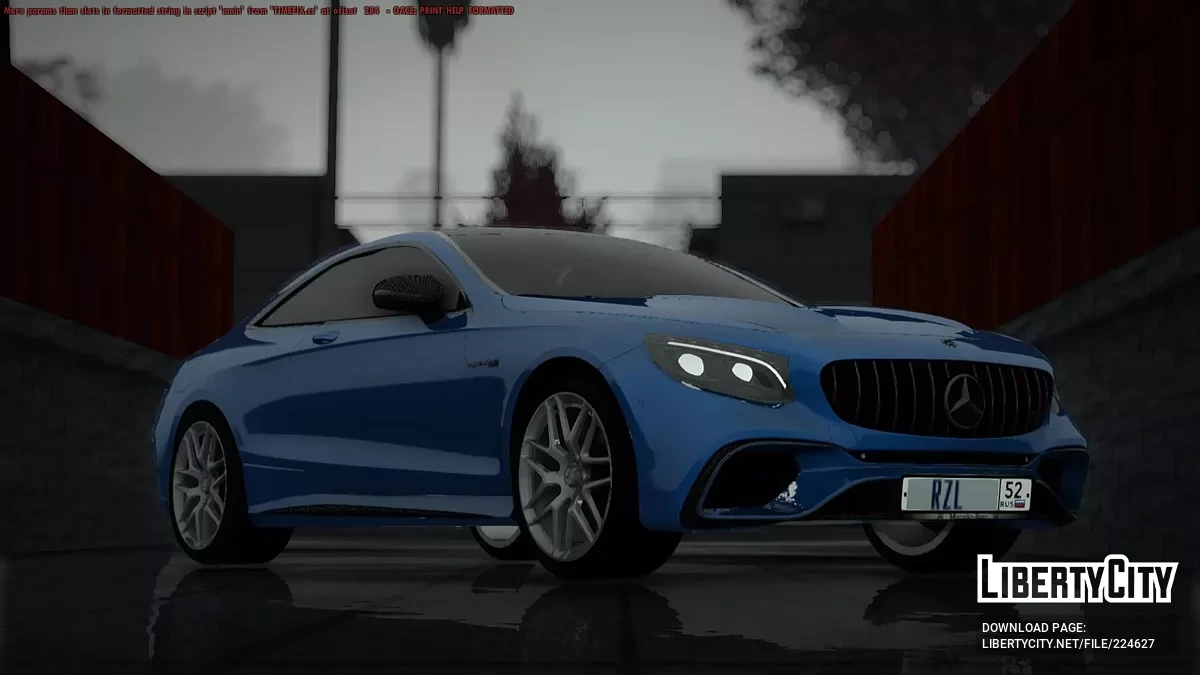 Mercedes-Benz S63 Coupe / GTA San Andreas
