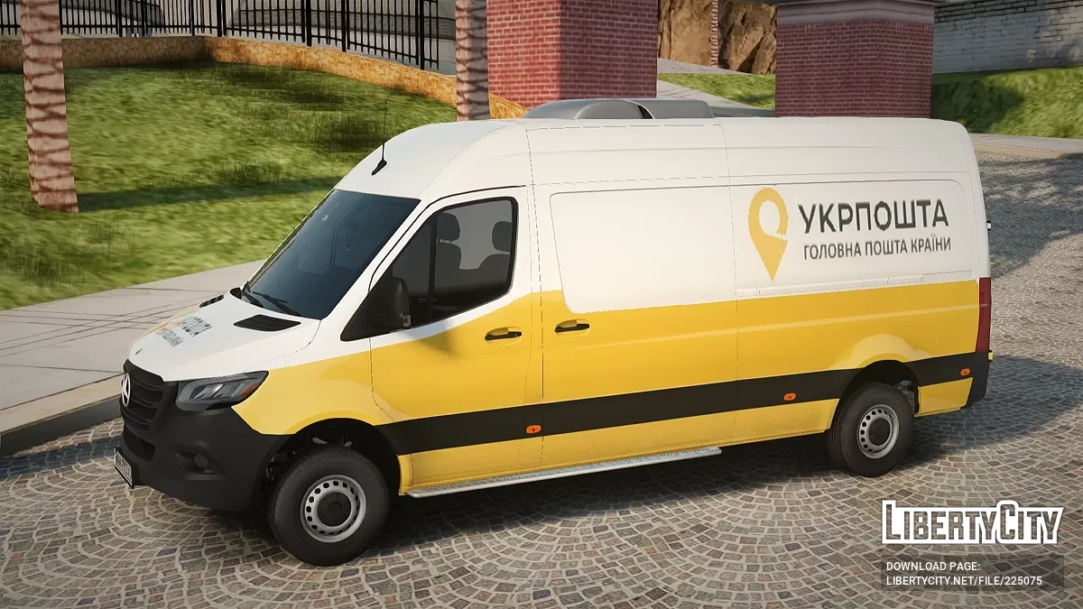 Mercedes-Benz Sprinter Укрпочта / GTA San Andreas