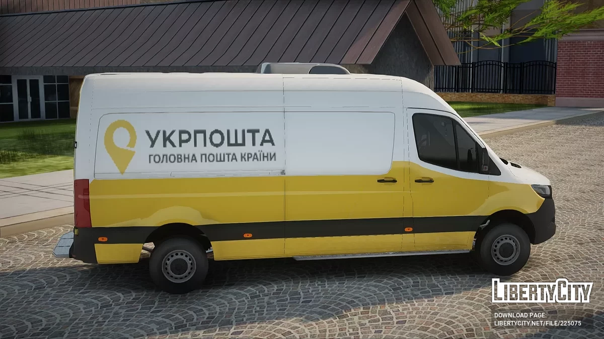 Mercedes-Benz Sprinter Укрпочта / GTA San Andreas