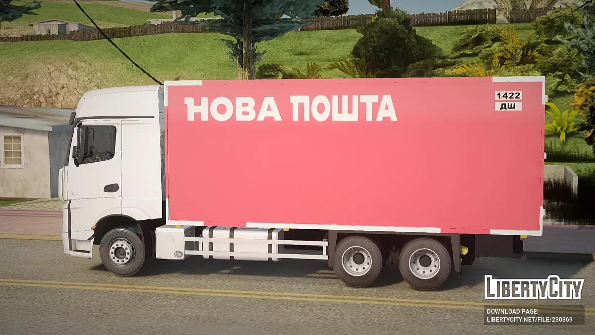 Mercedes-Benz Actros MP4 Новая Почта / GTA San Andreas