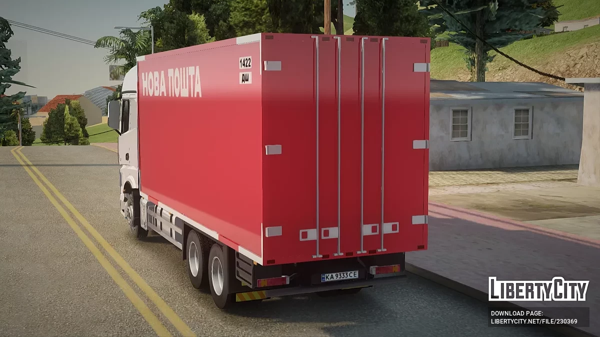Mercedes-Benz Actros MP4 Новая Почта / GTA San Andreas