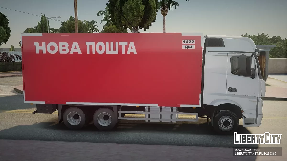 Mercedes-Benz Actros MP4 Новая Почта / GTA San Andreas