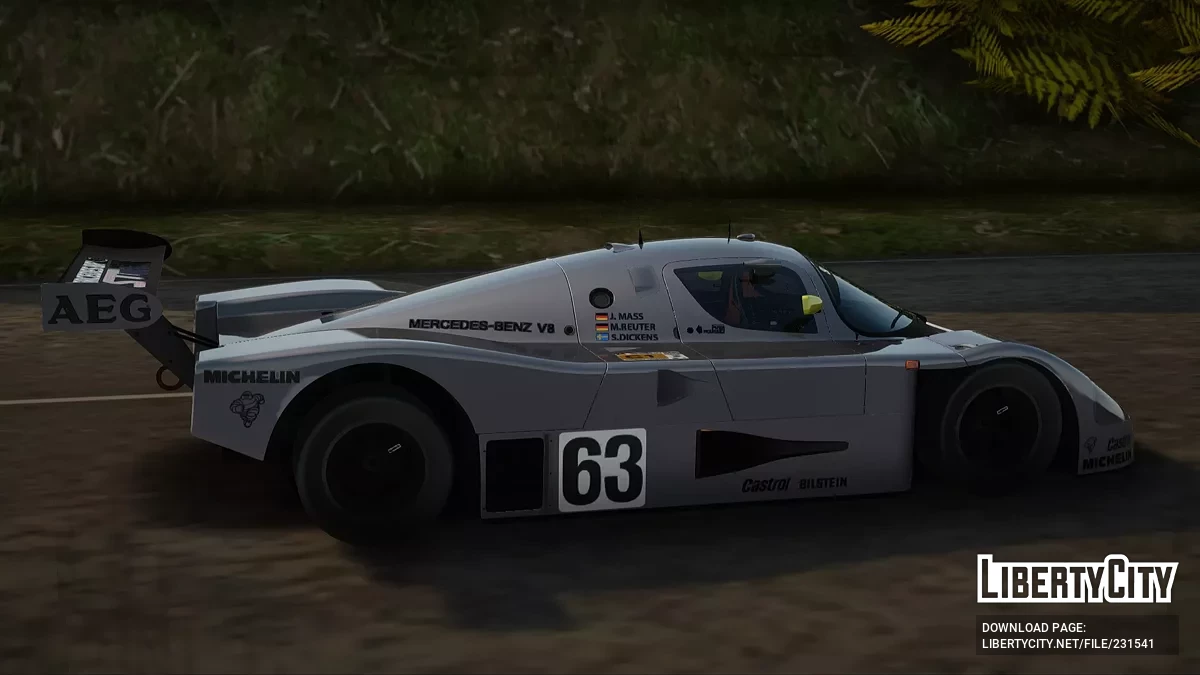 Mercedes-Benz Sauber C63 1989 / GTA San Andreas