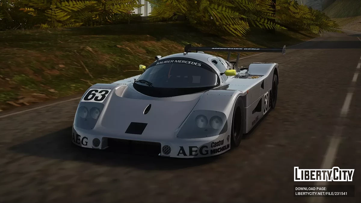 Mercedes-Benz Sauber C63 1989 / GTA San Andreas