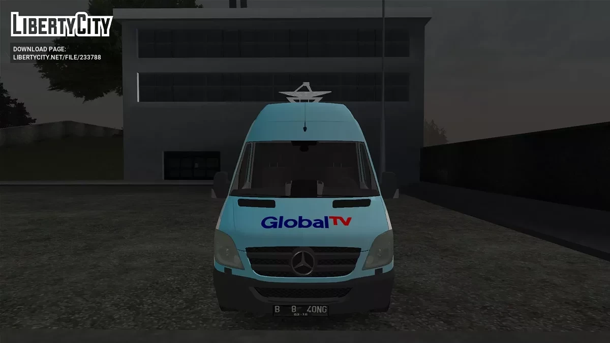 Мобильная телестудия Global TV (GTV Indonesia) / GTA San Andreas