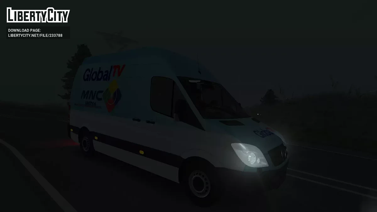 Мобильная телестудия Global TV (GTV Indonesia) / GTA San Andreas