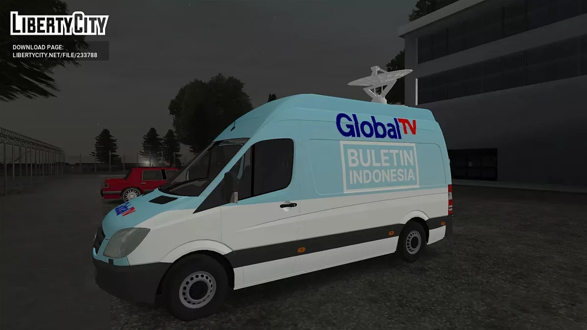 Мобильная телестудия Global TV (GTV Indonesia) / GTA San Andreas