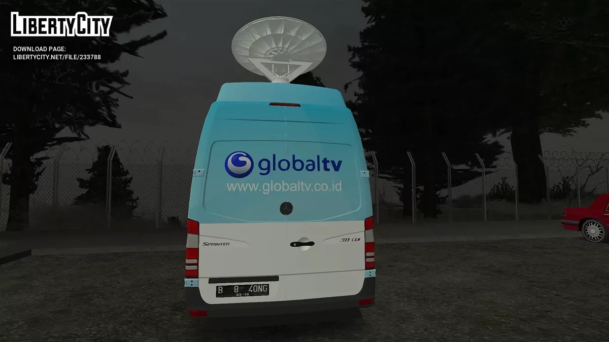 Мобильная телестудия Global TV (GTV Indonesia) / GTA San Andreas