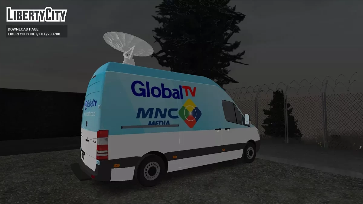 Мобильная телестудия Global TV (GTV Indonesia) / GTA San Andreas