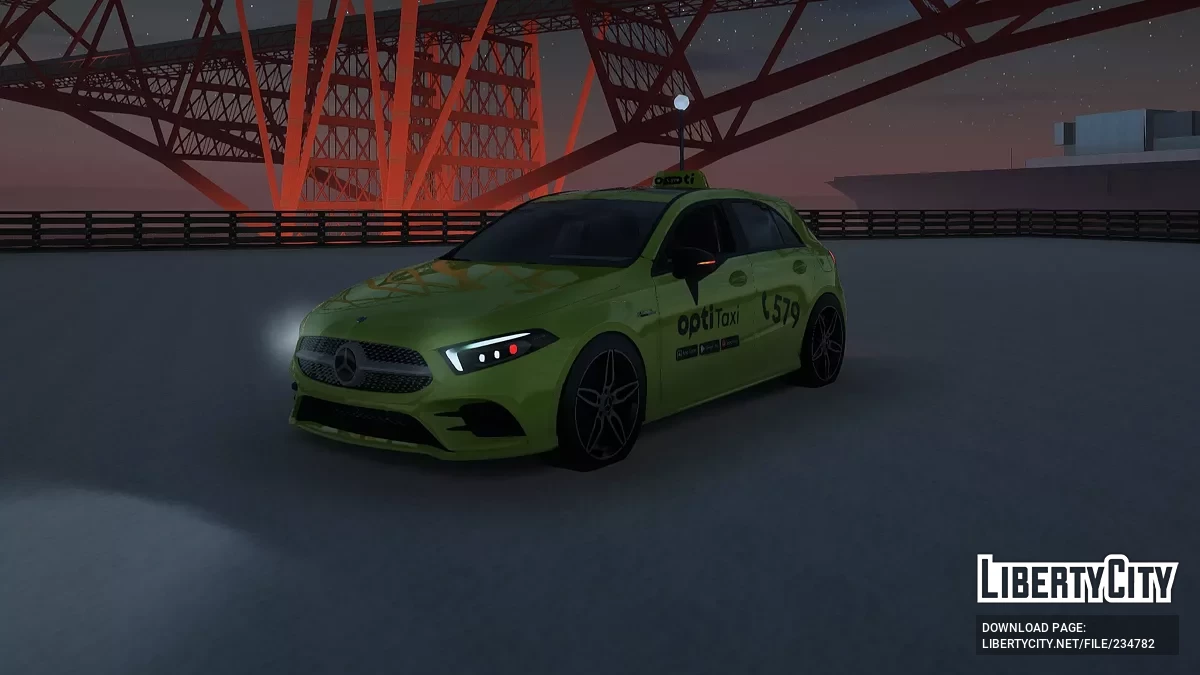 Mercedes-Benz A-Class Opti Taxi / GTA San Andreas
