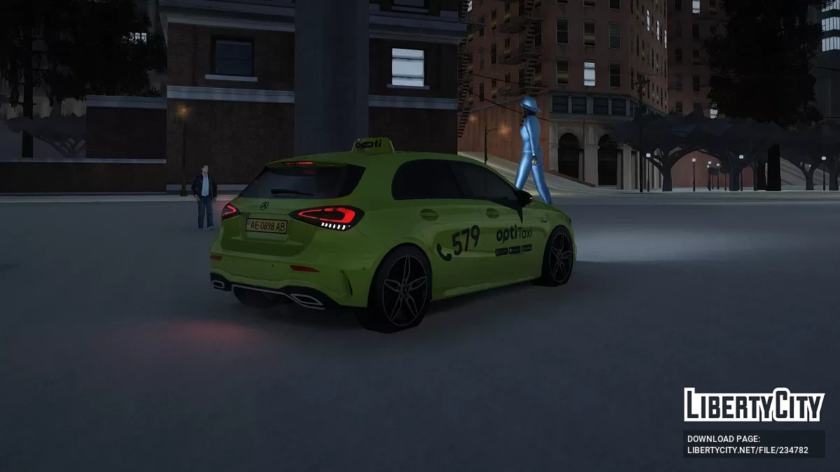Mercedes-Benz A-Class Opti Taxi / GTA San Andreas
