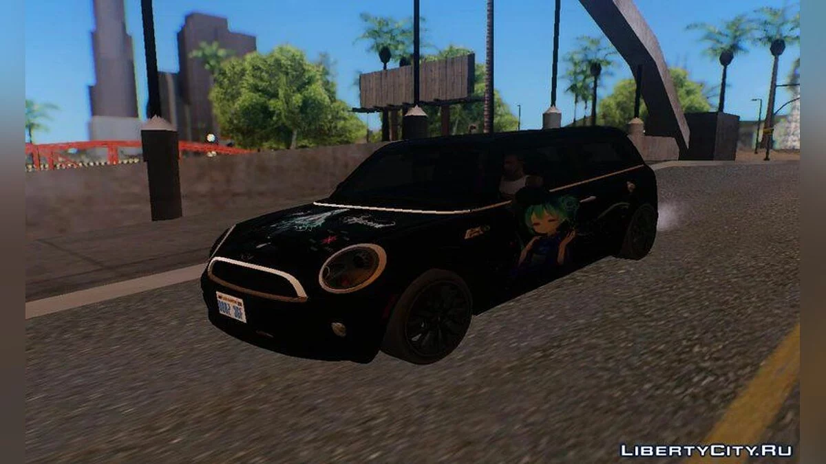 2011 Mini Cooper Clubman Hatsune Miku Itasha / GTA San Andreas