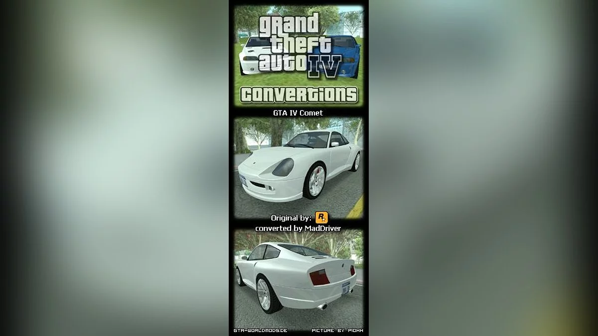 Cometa из gta4  в gta sa / GTA San Andreas