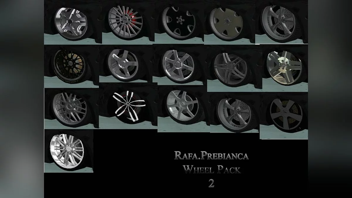 Rafa.Prebianca Wheel Pack 2  / GTA San Andreas