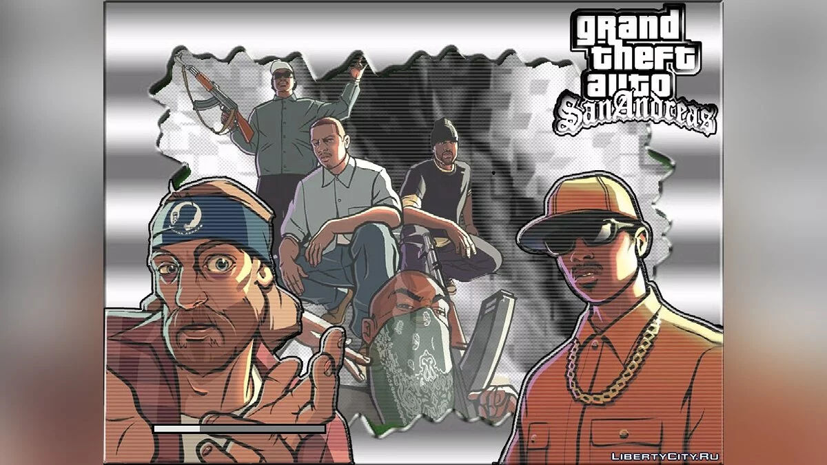 Новое меню и загрузочные экраны GTA San Andreas / GTA San Andreas