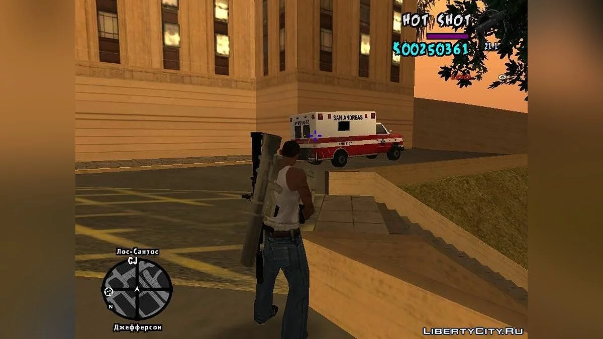 New HUD by Hot Shot / GTA San Andreas