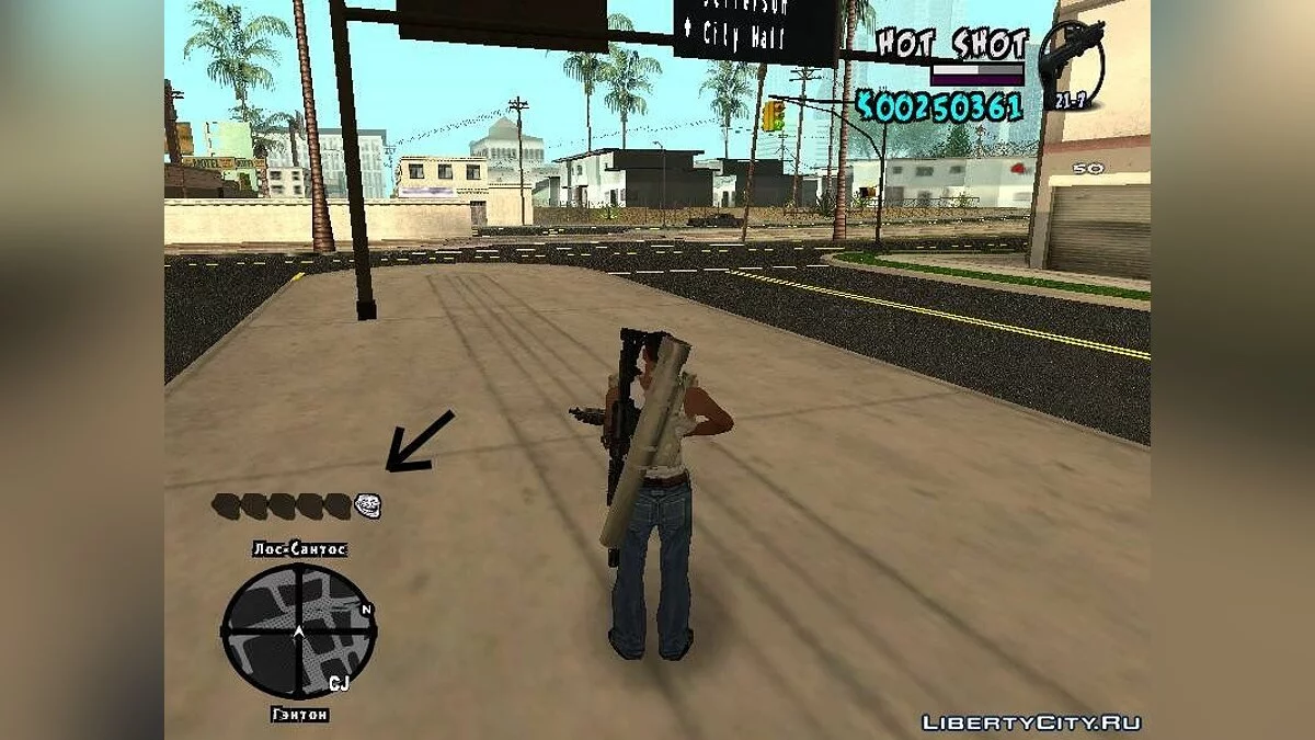 New HUD by Hot Shot / GTA San Andreas