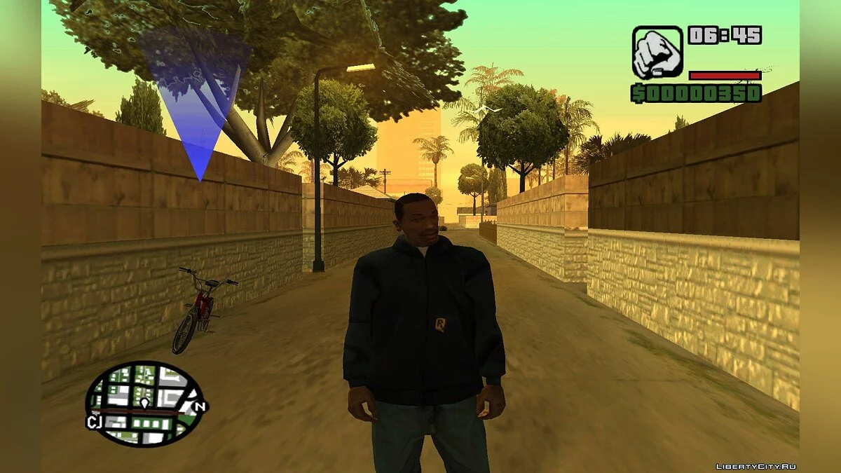 Лицо CJ'я и одежда из бета-версии / GTA San Andreas