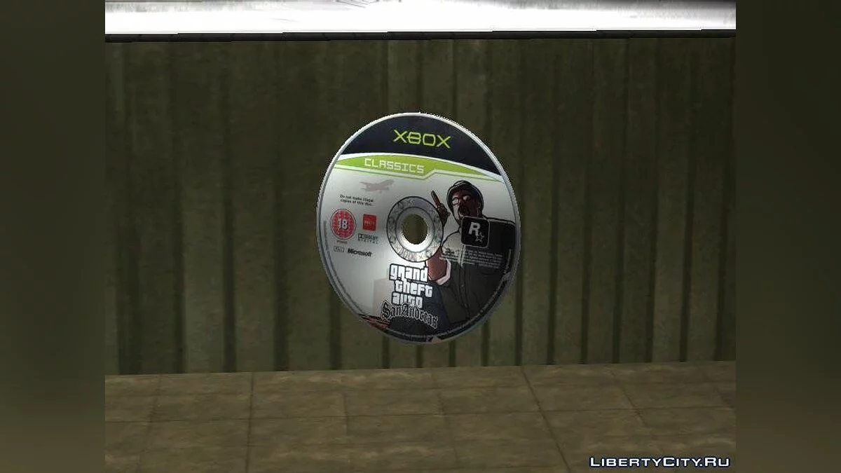 Диск с игрой / GTA San Andreas