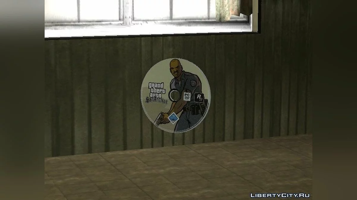 Диск с игрой / GTA San Andreas