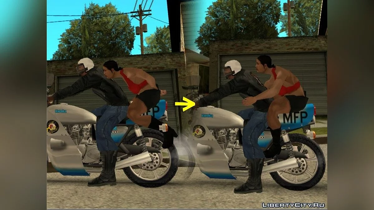 Passenger Bikes.ifp / GTA San Andreas