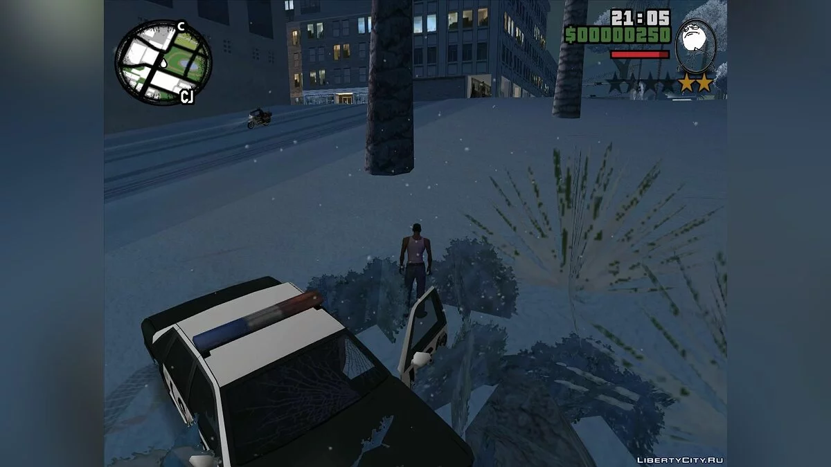 IOS HUD v1.0 / GTA San Andreas