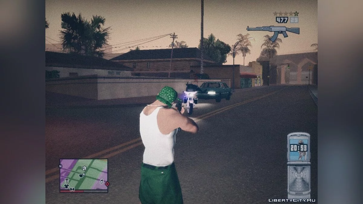 GTA 5 HUD SA EDITION (Retextured by JIO6STEP v1.1 final version) / GTA San Andreas