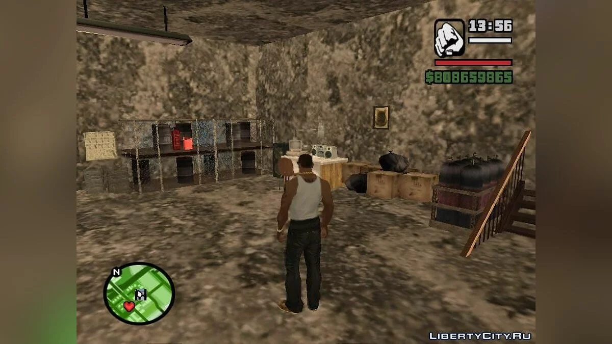 Подвал дома Карла / GTA San Andreas