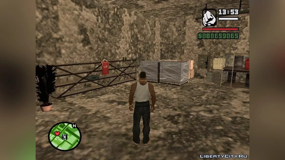 Подвал дома Карла / GTA San Andreas