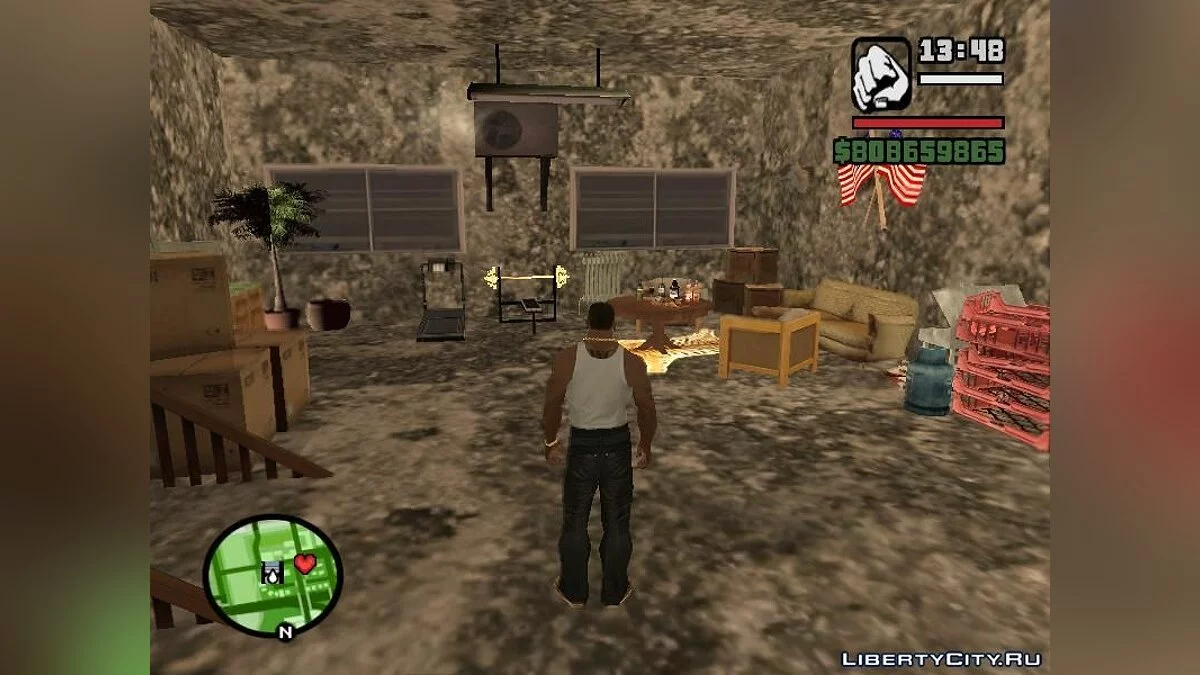 Подвал дома Карла / GTA San Andreas