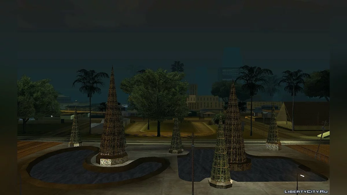 Вода в первом бассейне в Восточном Лос-Сантосе / GTA San Andreas
