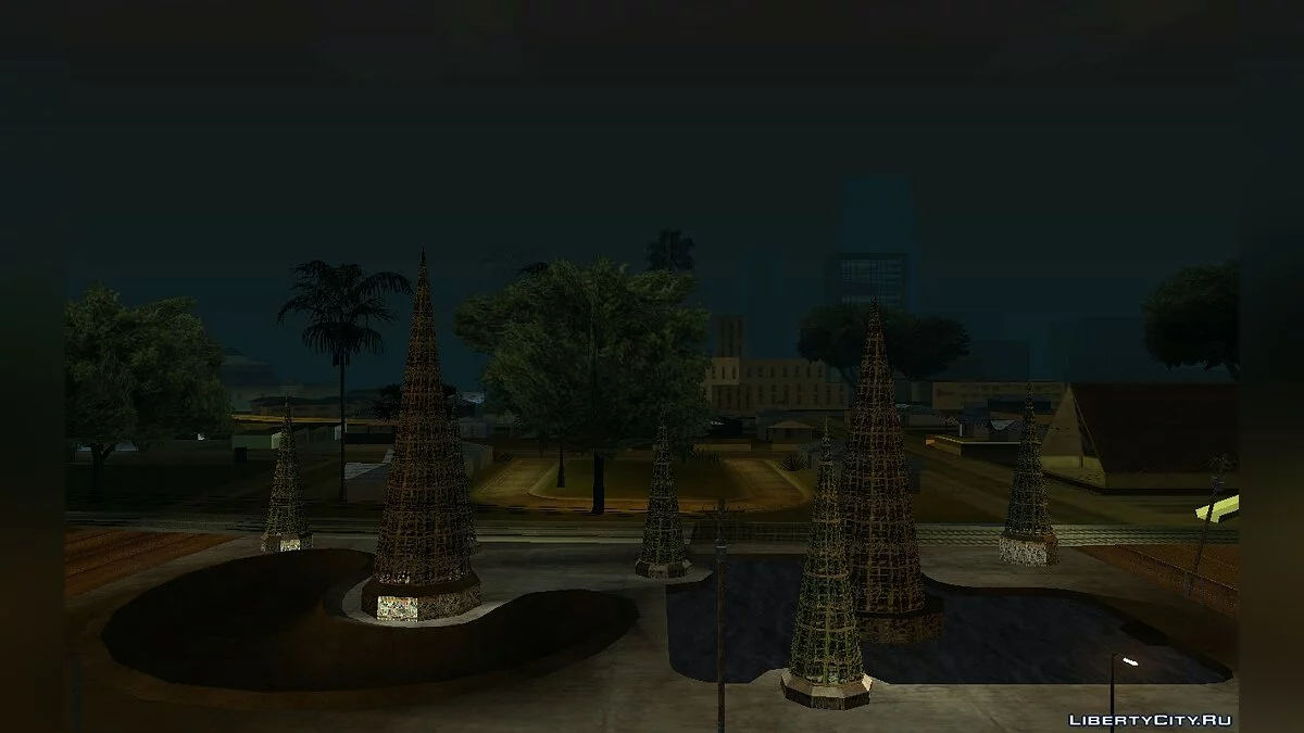 Вода в первом бассейне в Восточном Лос-Сантосе / GTA San Andreas