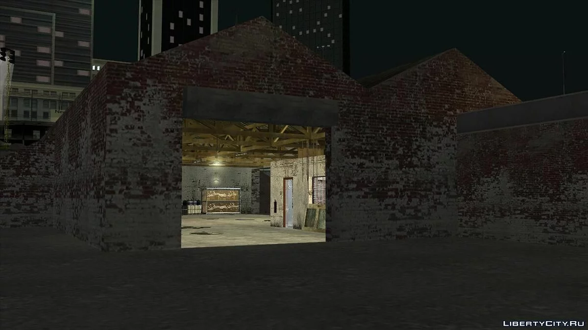 Гараж Сан-Фиерро (обновленная коллизия) / GTA San Andreas
