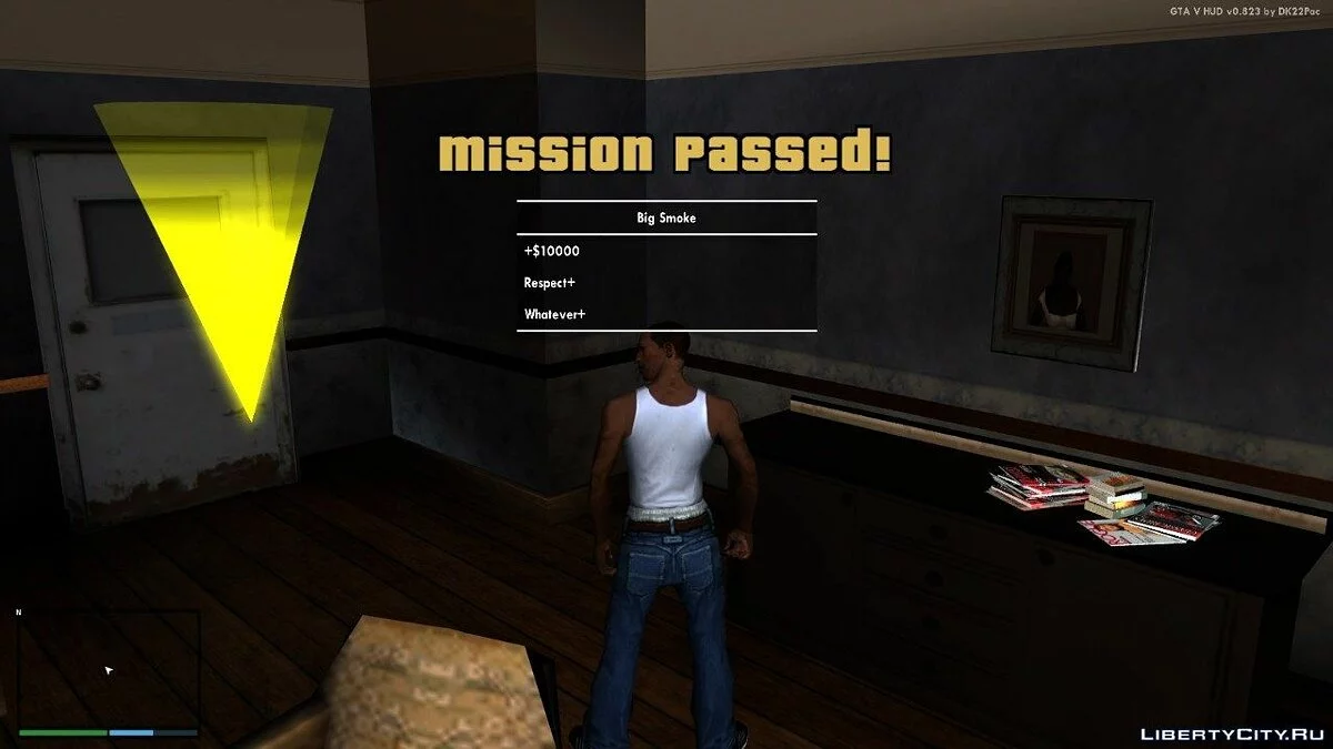GTA V HUD v0.890 (+SAMP Edition) by DK22Pac / GTA San Andreas