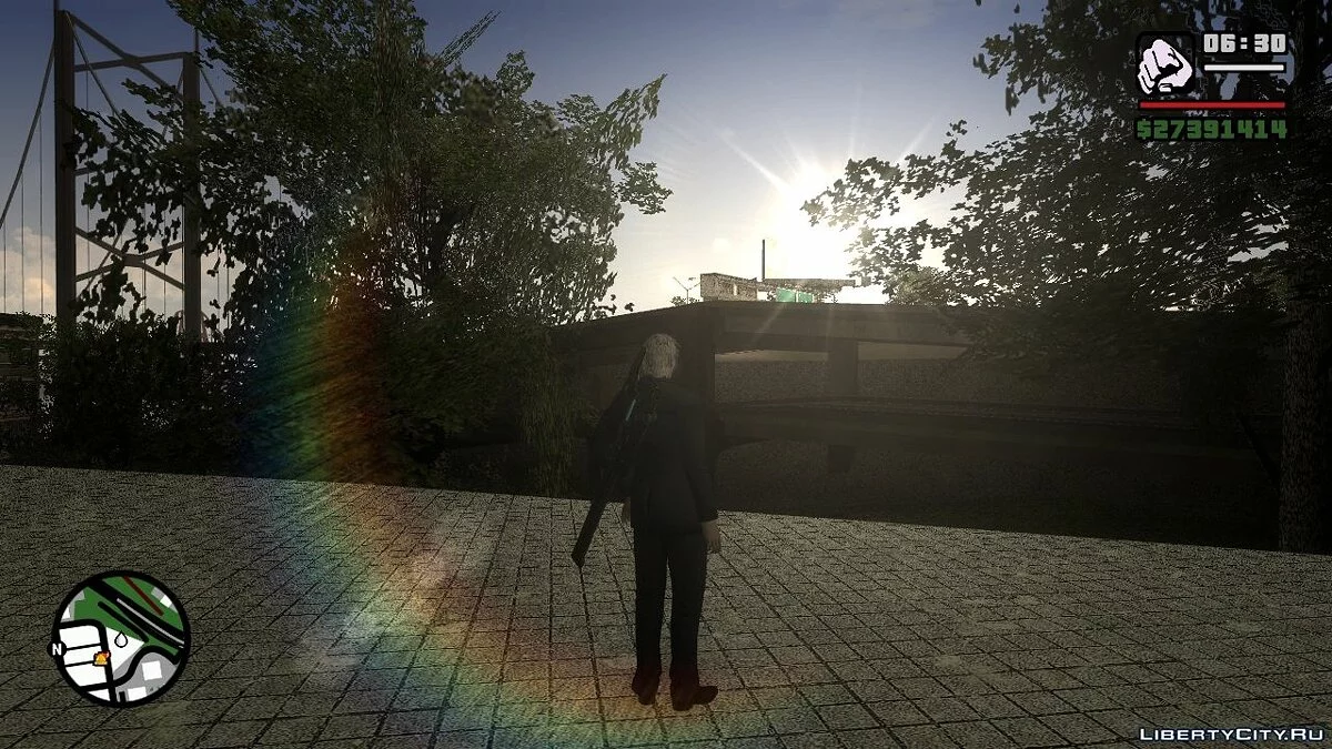 Новые текстуры и параметры для IMFX lensflare V2 / GTA San Andreas