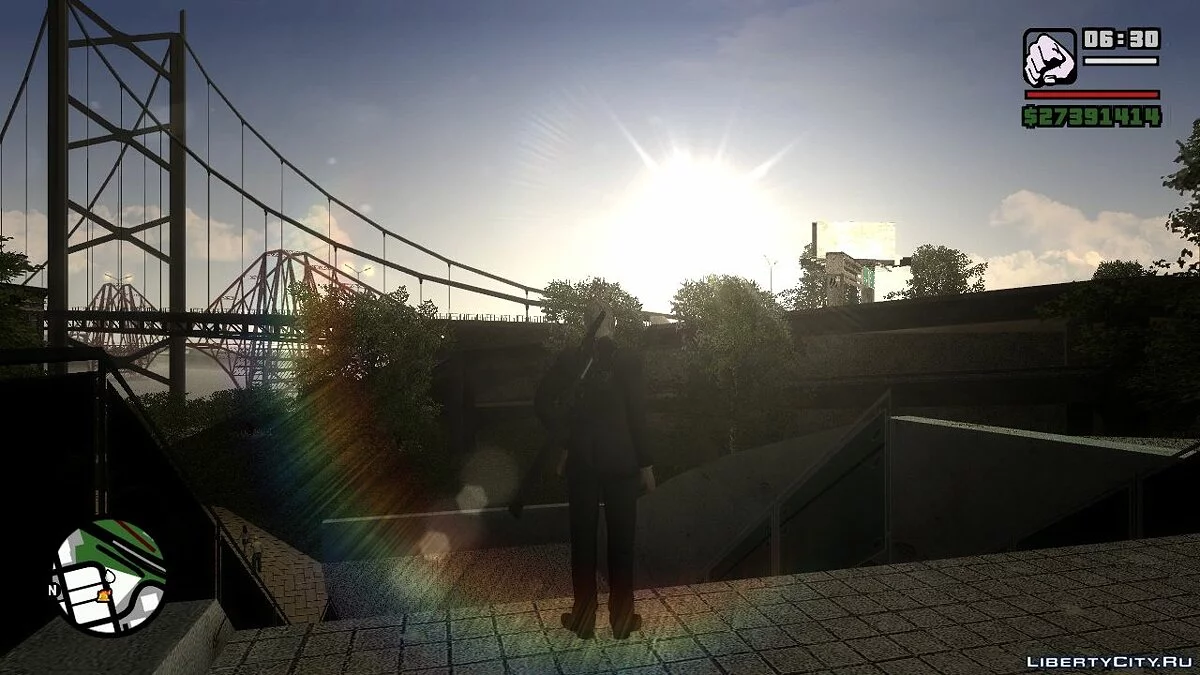 Новые текстуры и параметры для IMFX lensflare V2 / GTA San Andreas