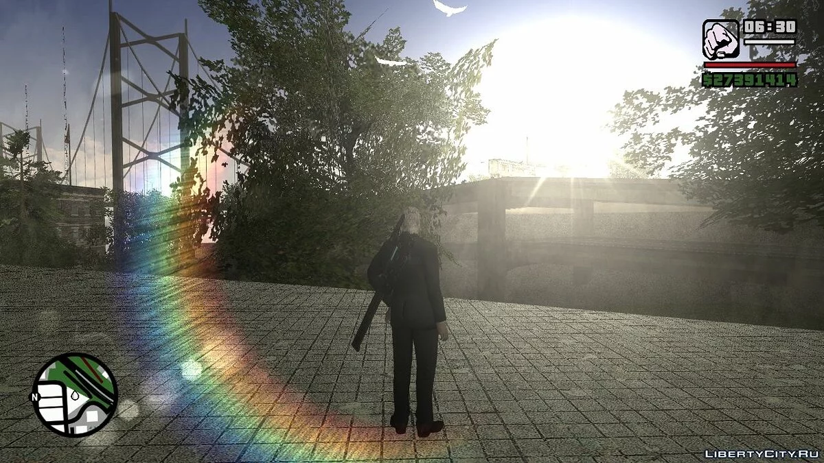 Новые текстуры и параметры для IMFX lensflare V2 / GTA San Andreas
