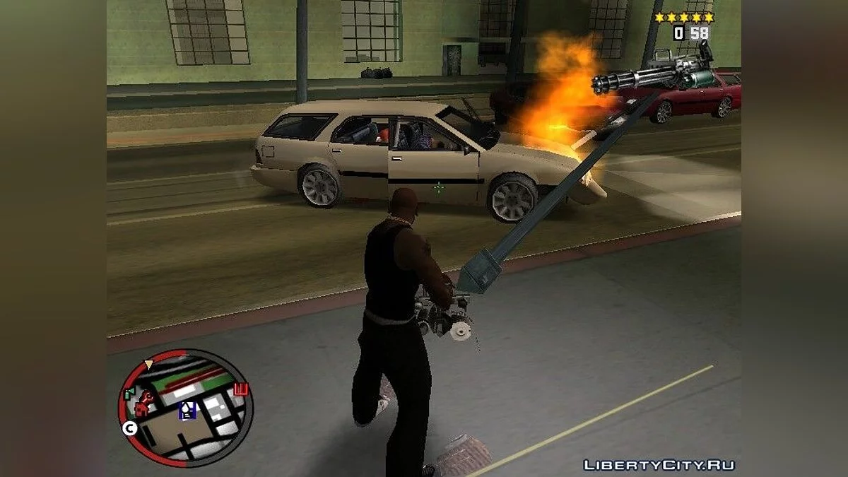 GTA IV HUD for GTA SA v 4.1 Graphic FIX by Goldfish / GTA San Andreas